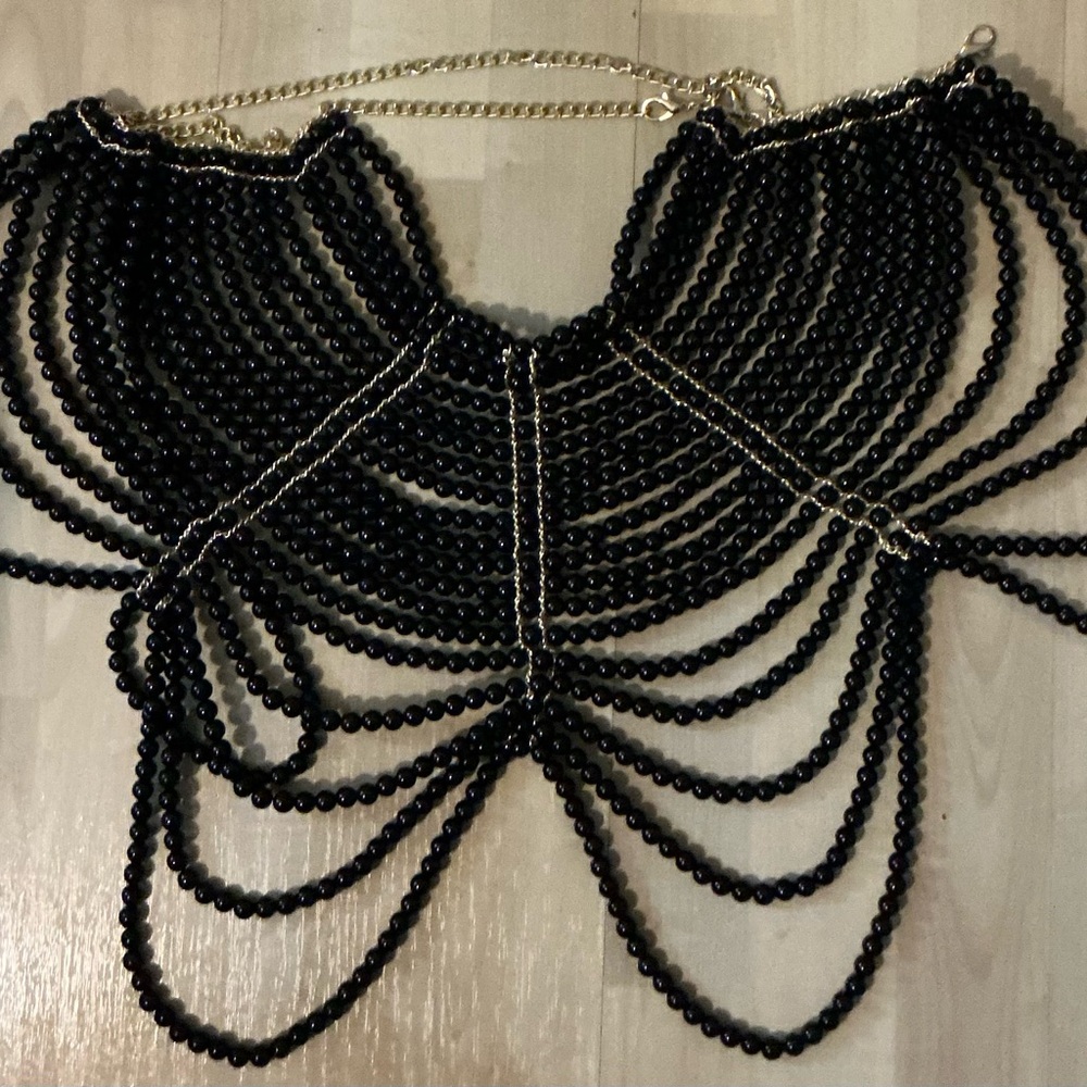 Pearl Body Chain Hand-woven Pearl Shawl Fashion Body Jewelry By Bodily - Picture 15 of 15